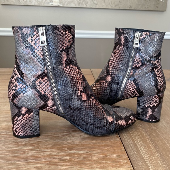 ZADIG & VOLTAIRE Lena Wild Boots snake print sz 40 - Picture 6 of 8